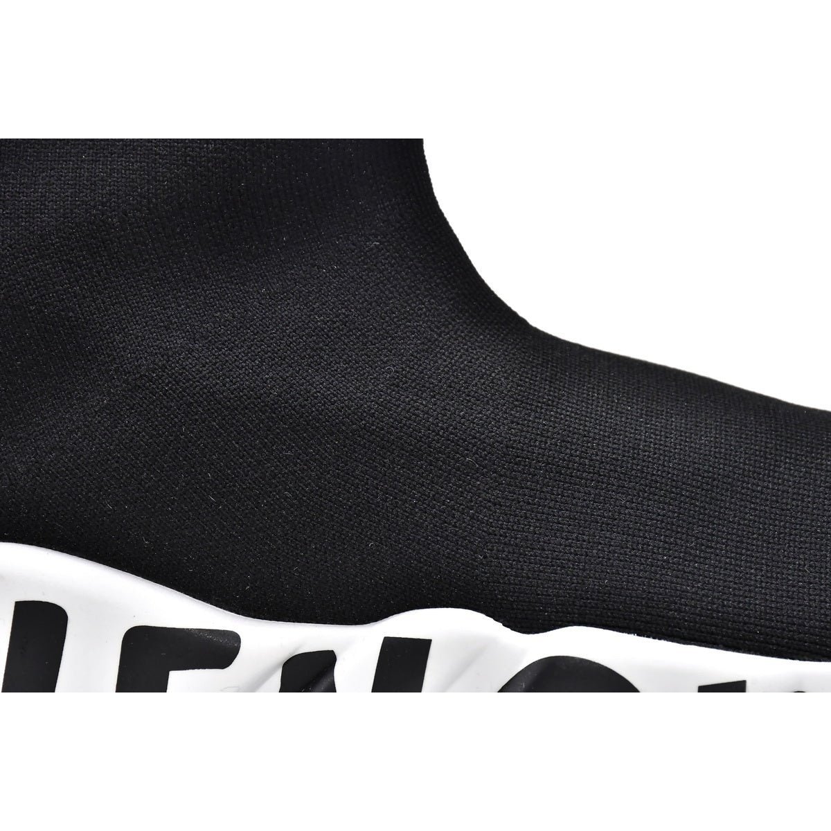 balenciaga speed graffiti trainer x black white balenciaga speed graffiti trainer x black white