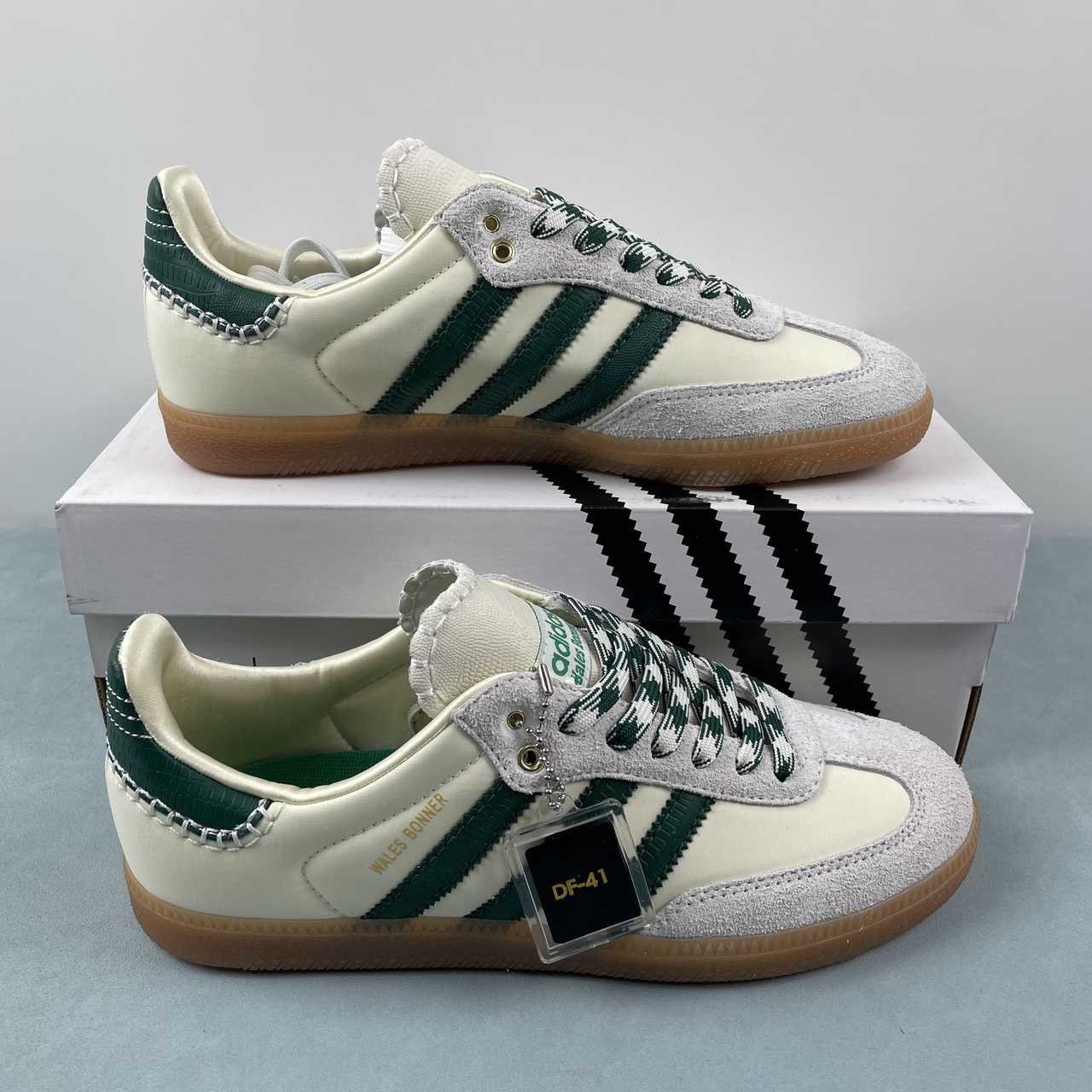 adidas samba wales bonner cream green replica adidas samba wales bonner cream green replica