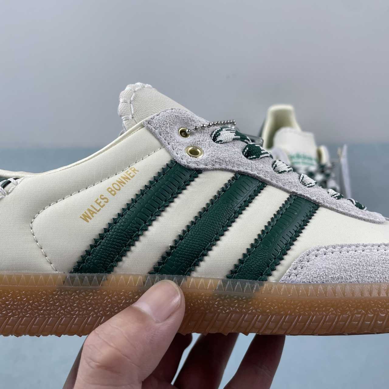 adidas samba wales bonner cream green replica adidas samba wales bonner cream green replica