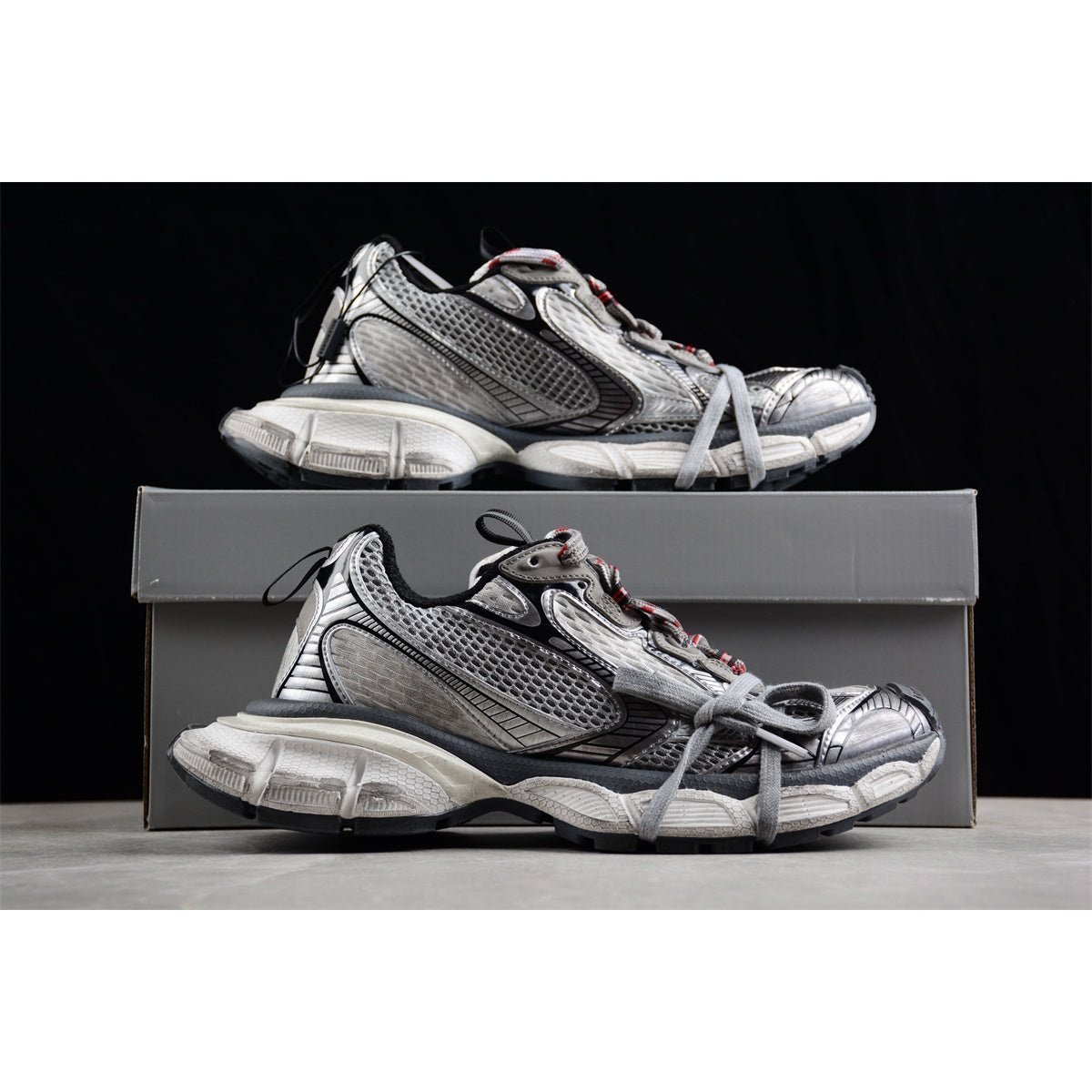 balenciaga 3xl x grey white red balenciaga 3xl x grey white red
