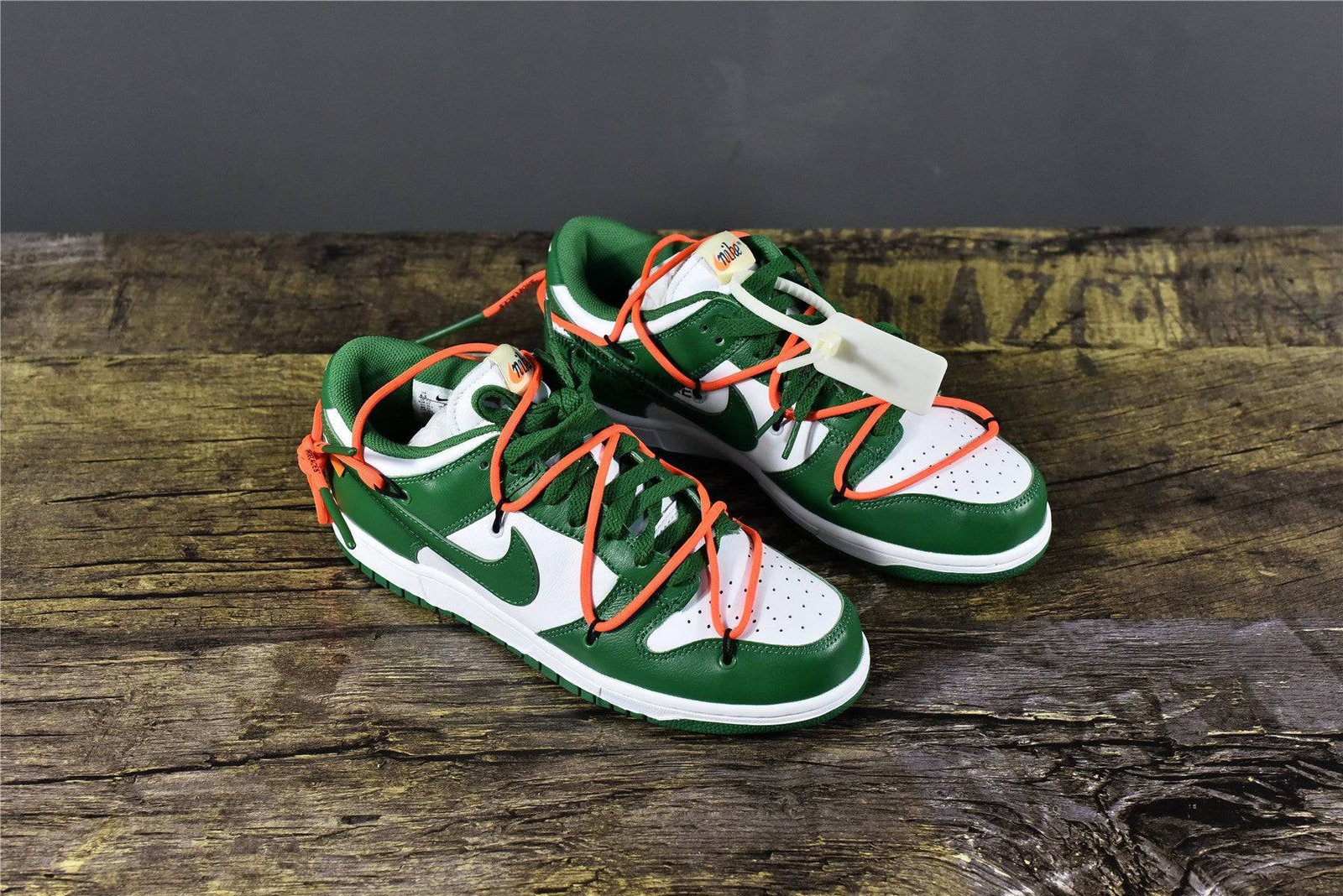 nike dunk low off white pine green nike dunk low off white pine green
