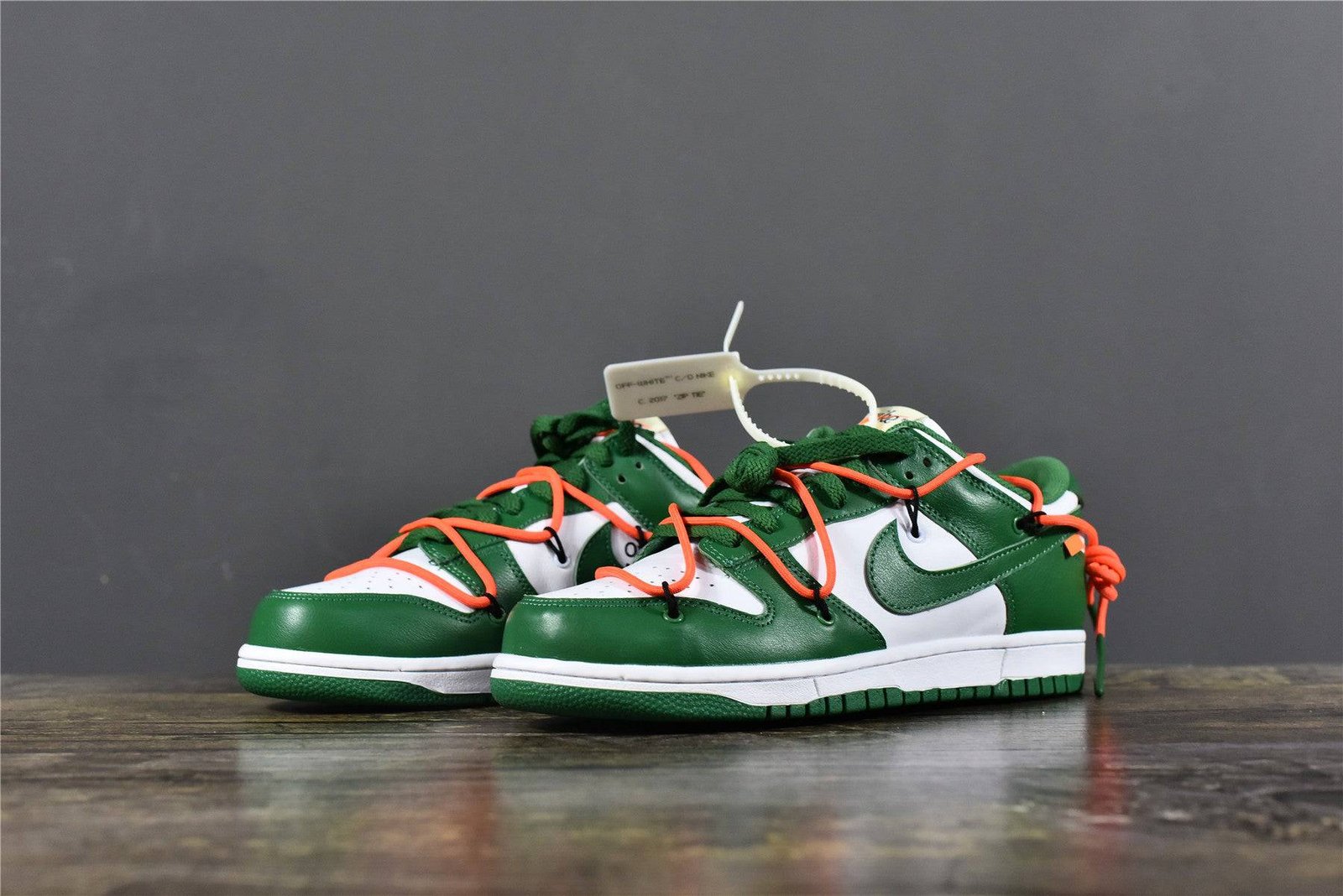 nike dunk low off white pine green nike dunk low off white pine green