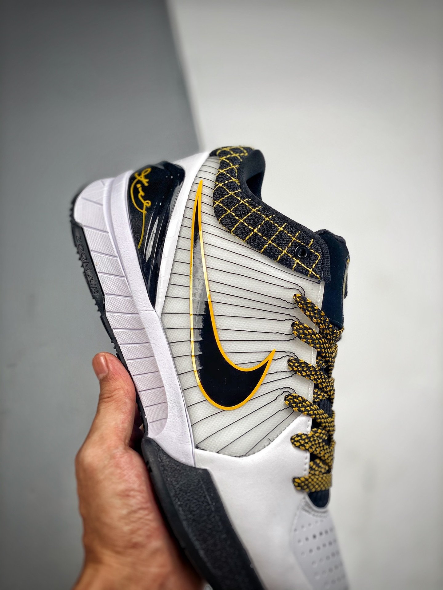 nike kobe 4 protro white black del sol nike kobe 4 protro white black del sol
