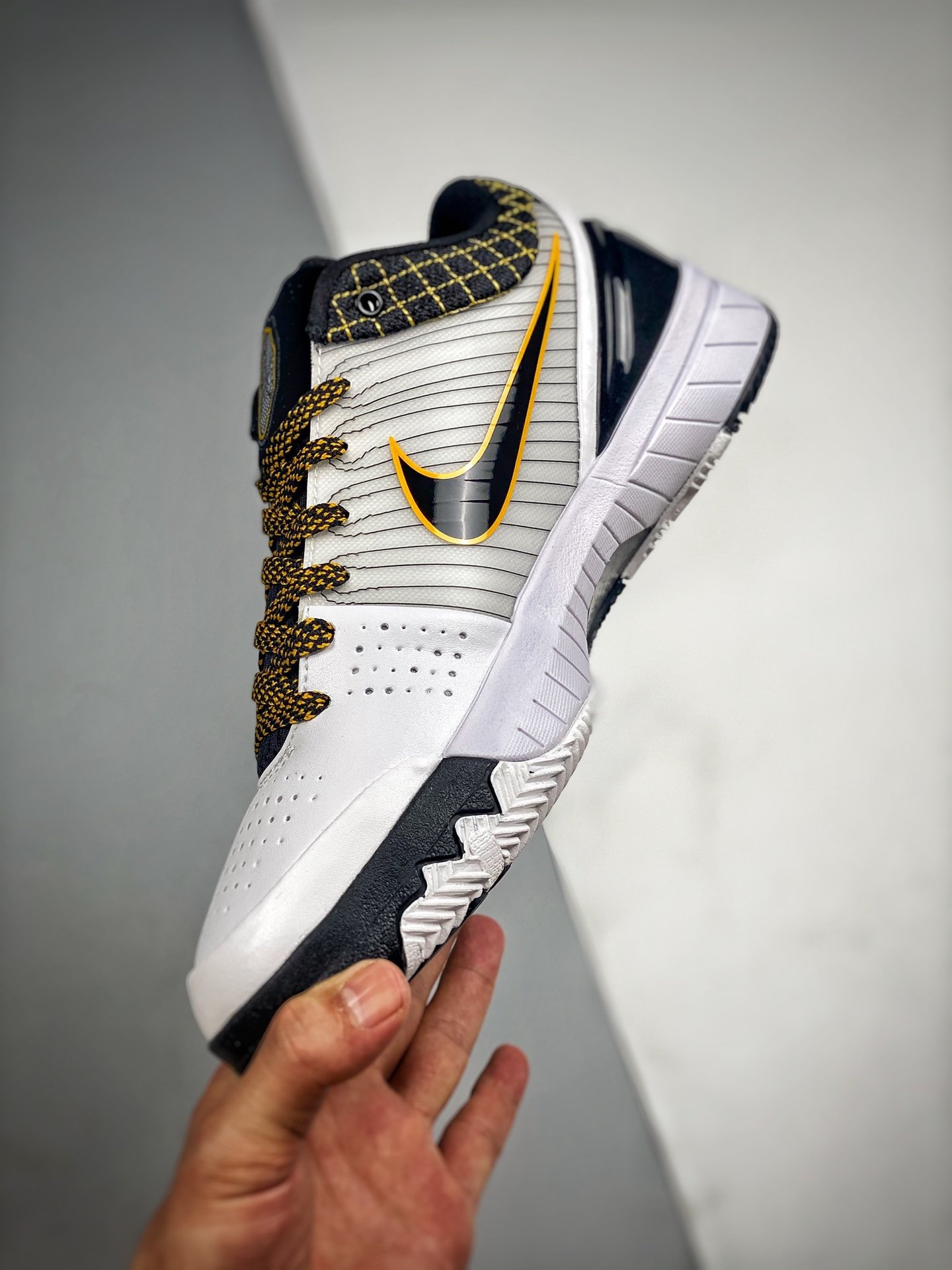 nike kobe 4 protro white black del sol nike kobe 4 protro white black del sol