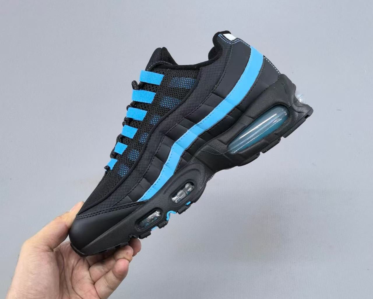 nike air max 95 in black/blue: nocturnal gradient nike air max 95 in black/blue: nocturnal gradient