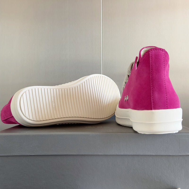 rick owens pink suede low top sneakers rick owens pink suede low top sneakers