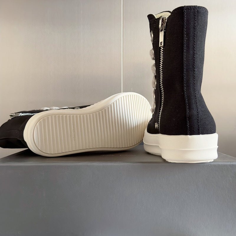 rick owens black high top sneakers rick owens black high top sneakers