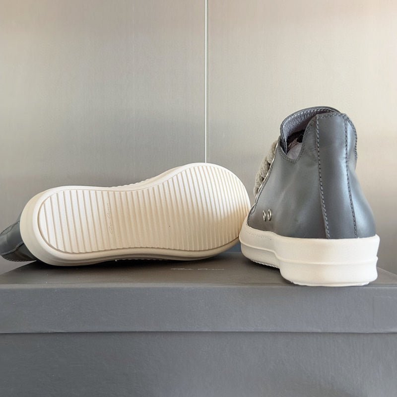 rick owens gray low top sneakers rick owens gray low top sneakers