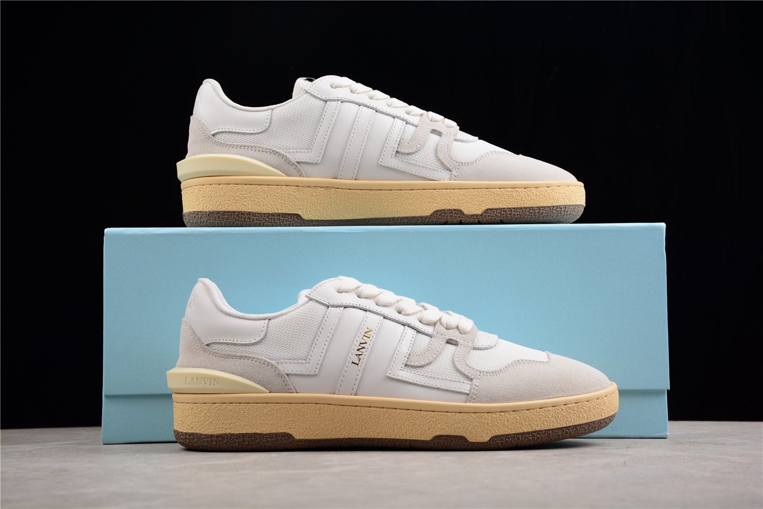 lanvin mesh and suede sneakers lanvin mesh and suede sneakers