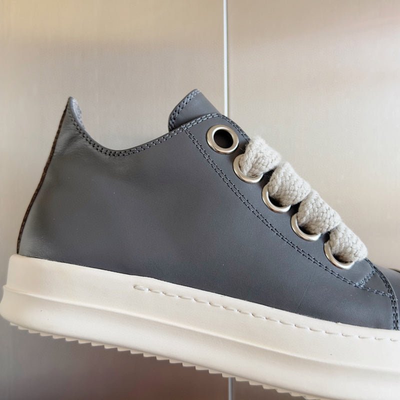 rick owens gray low top sneakers rick owens gray low top sneakers