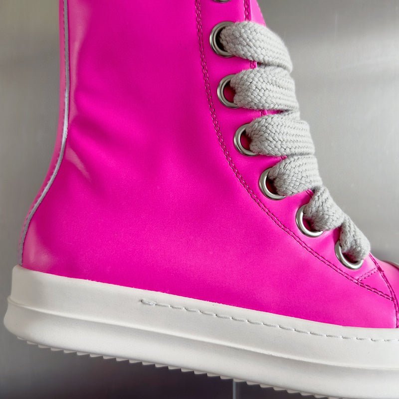 rick owens pink high top sneakers rick owens pink high top sneakers