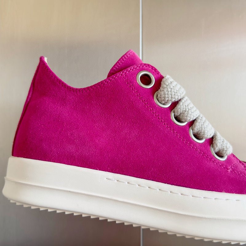 rick owens pink suede low top sneakers rick owens pink suede low top sneakers
