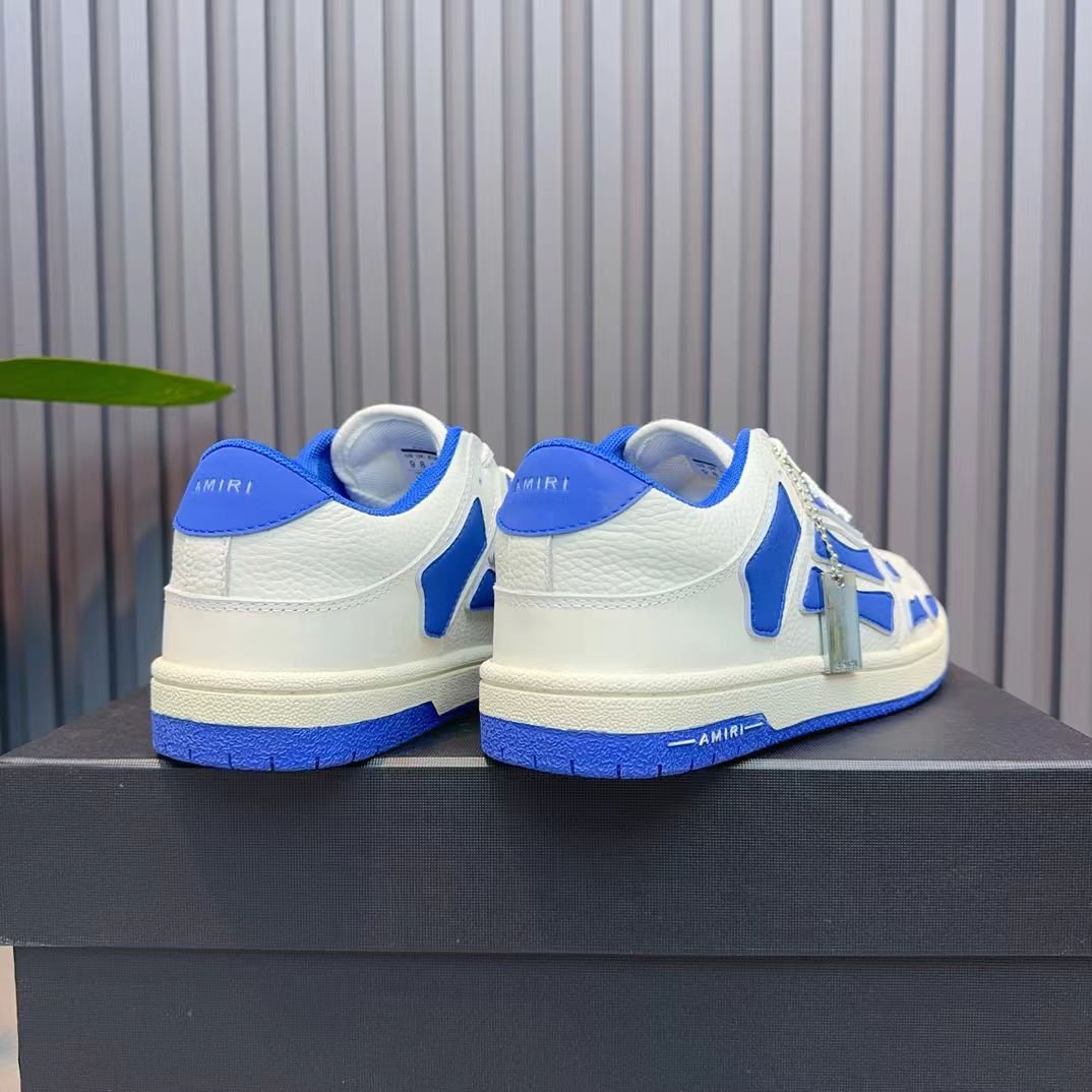 emil’s bone shoe in white/blue: cerulean osteology emil’s bone shoe in white/blue: cerulean osteology