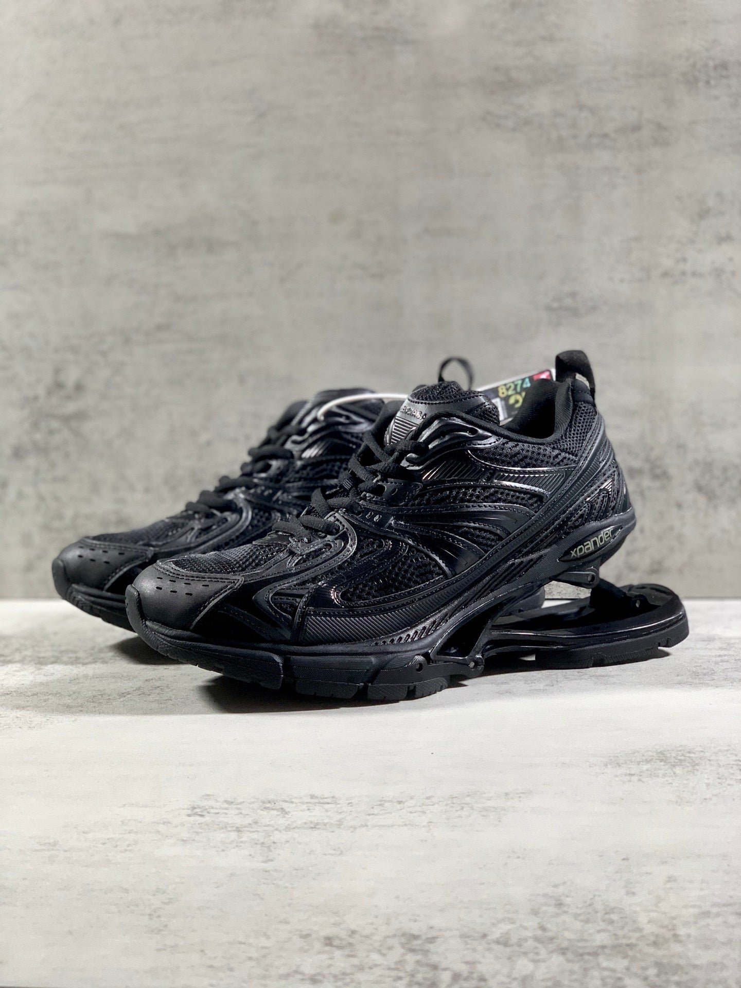 balenciaga black retro spring sneaker: stealth mechanics balenciaga black retro spring sneaker: stealth mechanics