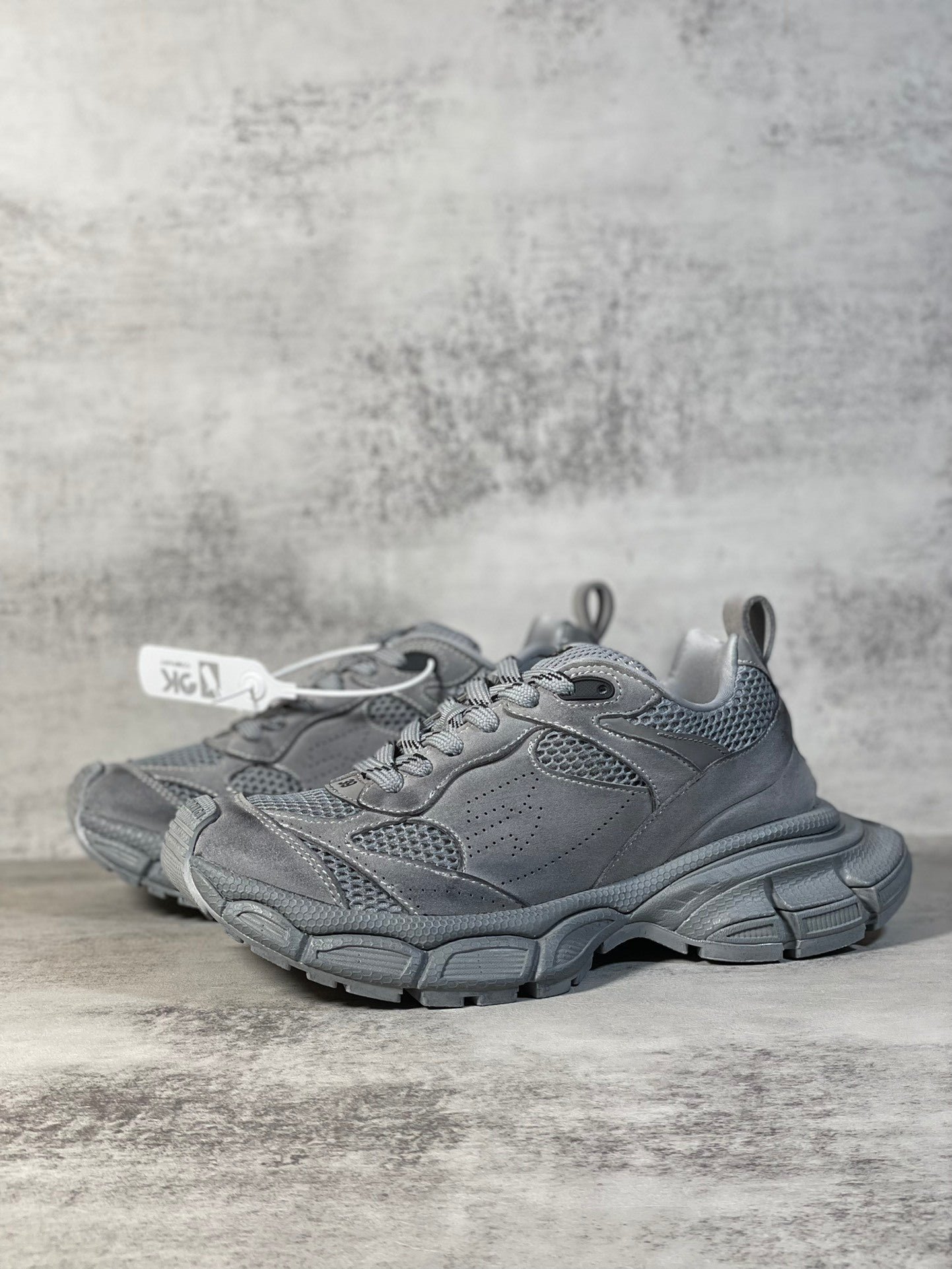 balenciaga 3xl sneaker in black/grey: industrial gradient balenciaga 3xl sneaker in black/grey: industrial gradient