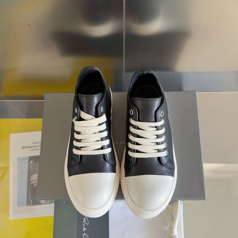 rick owens black low top sneakers rick owens black low top sneakers