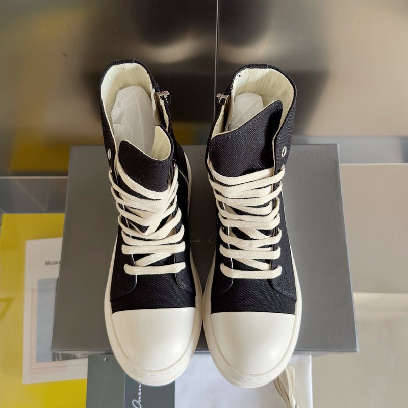 rick owens black high top sneakers rick owens black high top sneakers
