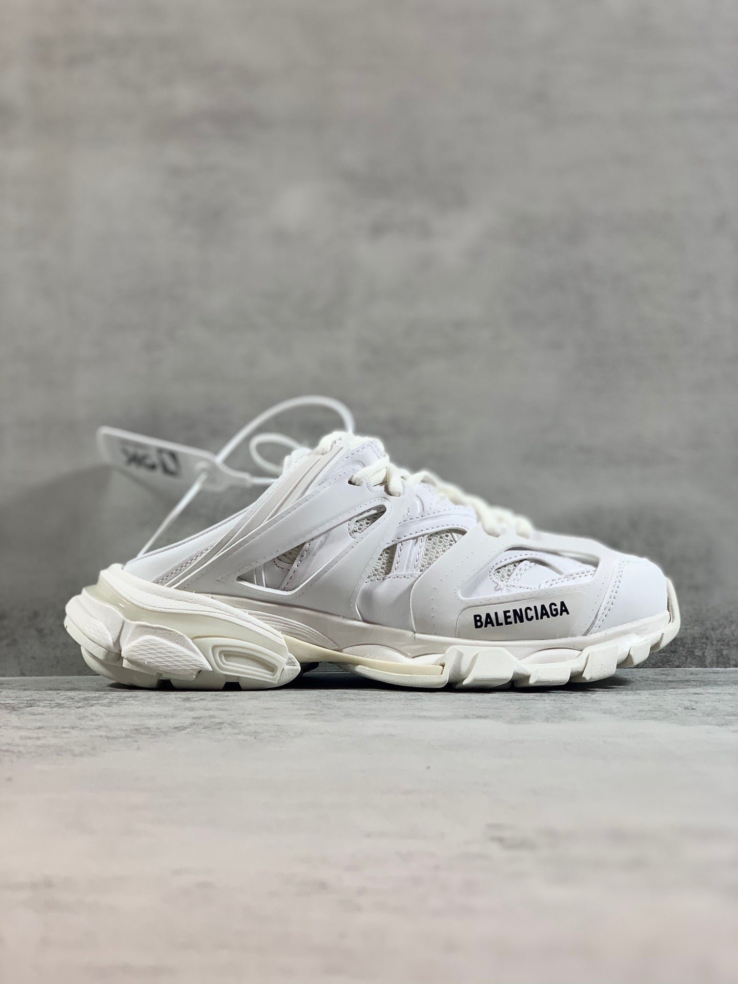 balenciaga white mule: deconstructed ease balenciaga white mule: deconstructed ease