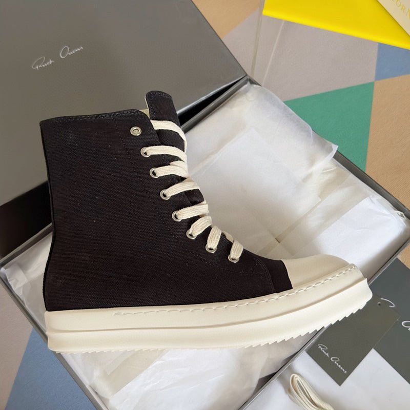 rick owens black high top sneakers rick owens black high top sneakers