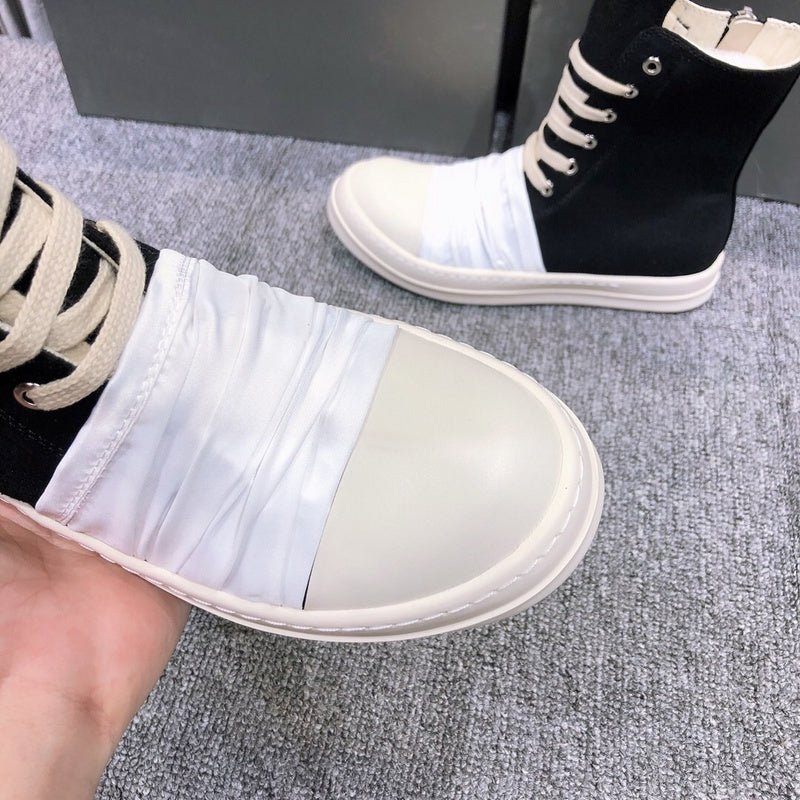 rick owens lace up canvas boots rick owens lace up canvas boots