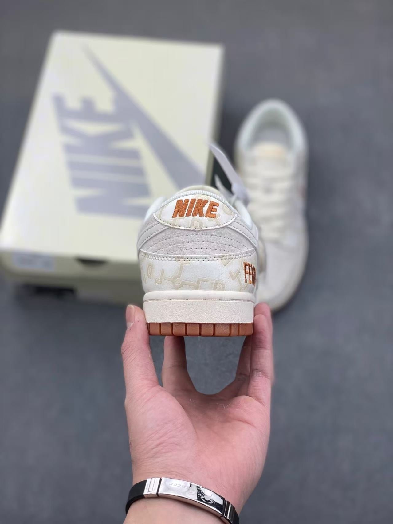 nike dunk low “white/laser orange” – dual swoosh statement nike dunk low “white/laser orange” – dual swoosh statement