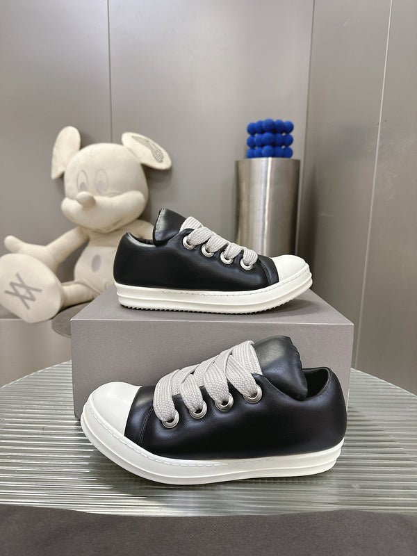 rick owens black low top sneakers rick owens black low top sneakers