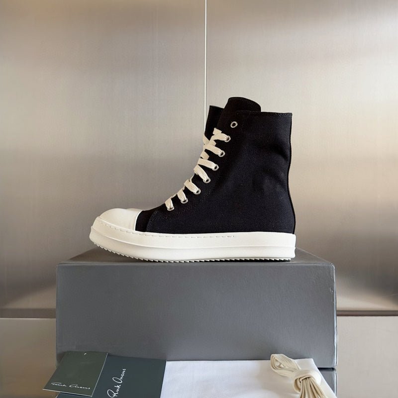 rick owens black high top sneakers rick owens black high top sneakers