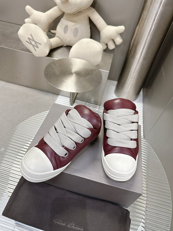 rick owens burgundy low top sneakers rick owens burgundy low top sneakers