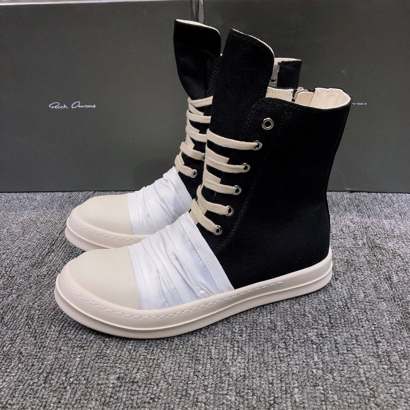 rick owens lace up canvas boots rick owens lace up canvas boots