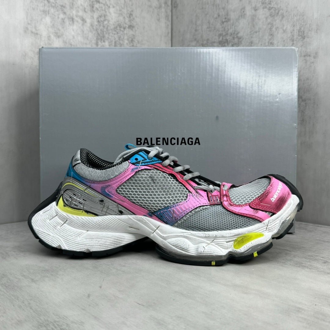 balenciaga stapler heel in multicolor: chromatic avant garde balenciaga stapler heel in multicolor: chromatic avant garde
