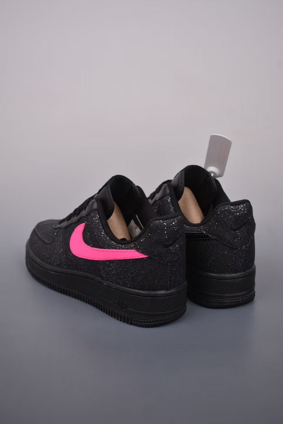 nike air force 1 '07 "all star" in black/pink: cosmic bloom nike air force 1 '07 "all star" in black/pink: cosmic bloom