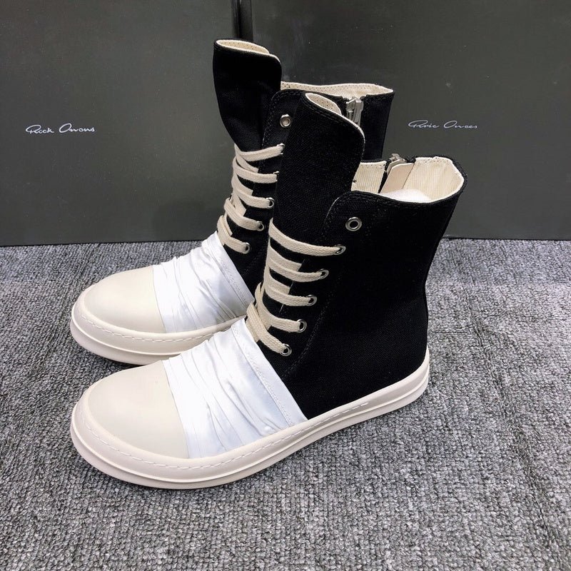 rick owens lace up canvas boots rick owens lace up canvas boots