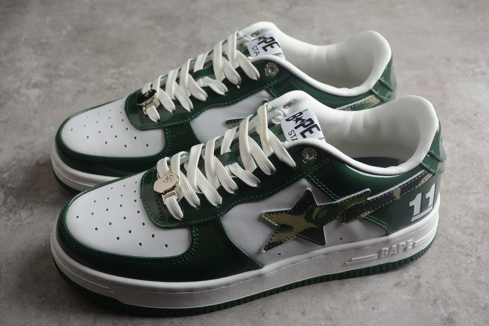 bape sta #11 low top sneakers bape sta #11 low top sneakers