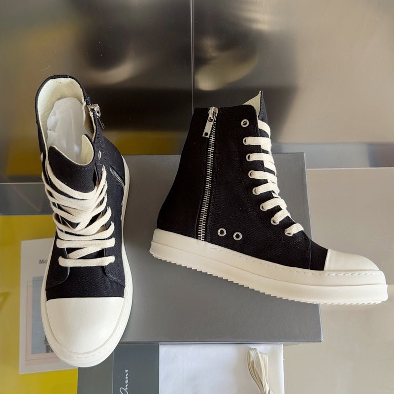 rick owens black high top sneakers rick owens black high top sneakers