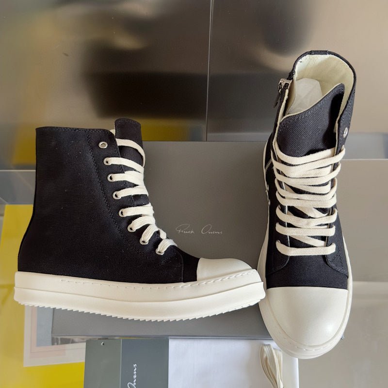 rick owens black high top sneakers rick owens black high top sneakers