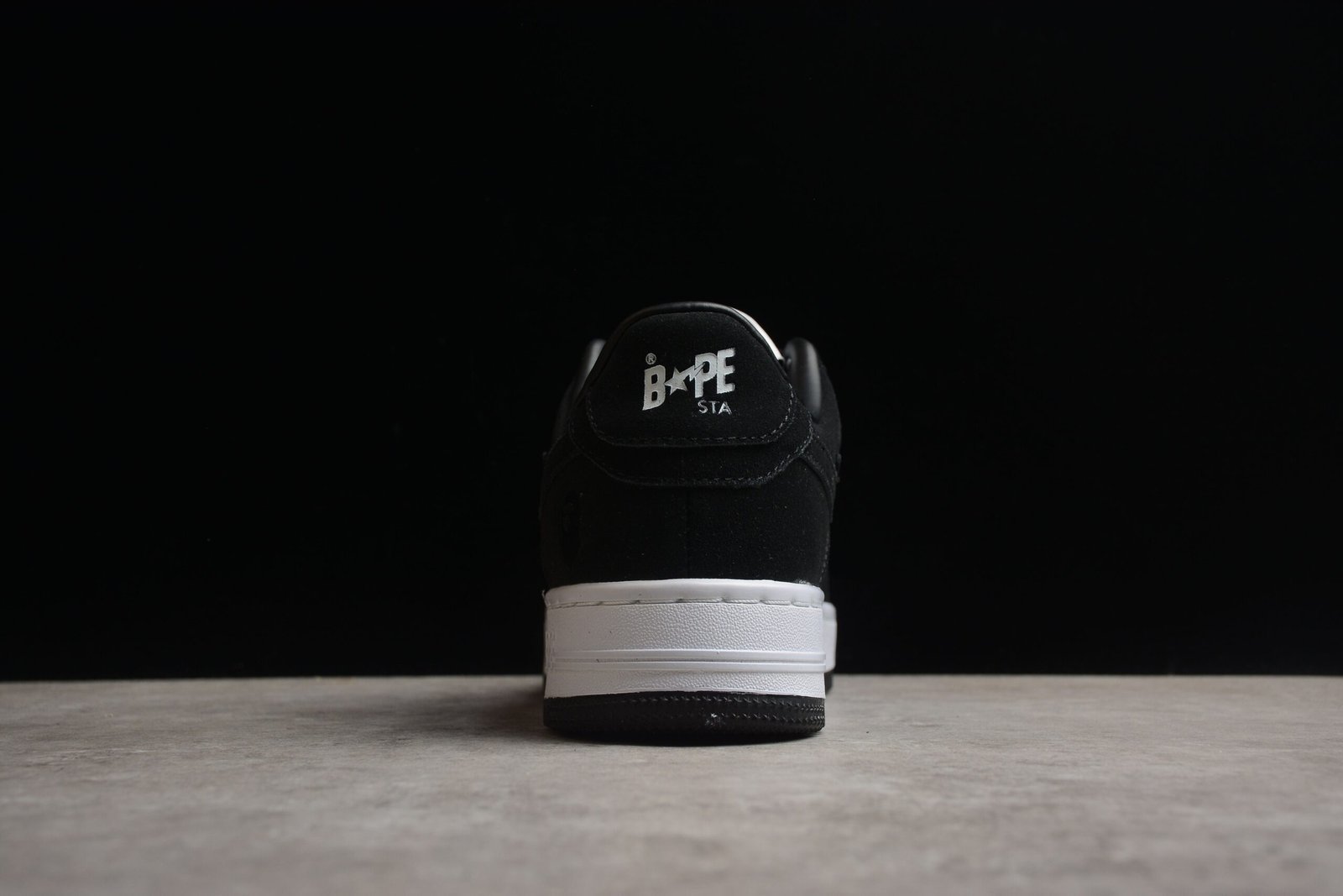 bape sta low top black suede sneakers bape sta low top black suede sneakers
