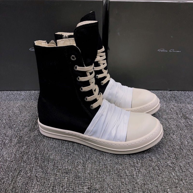 rick owens lace up canvas boots rick owens lace up canvas boots