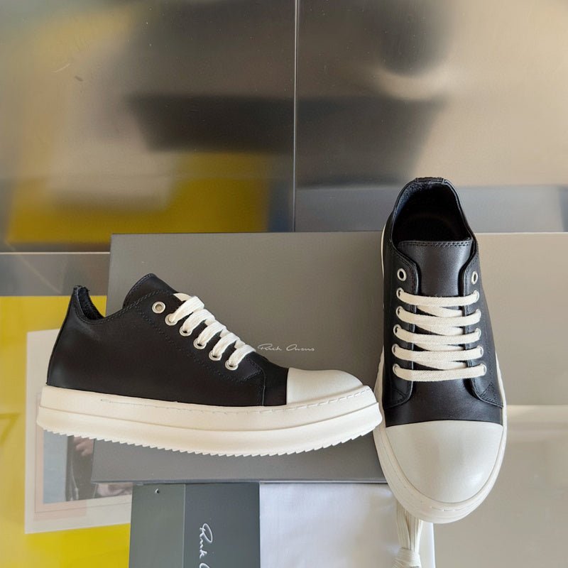 rick owens black low top sneakers rick owens black low top sneakers