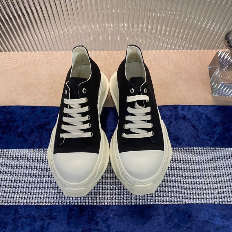 rick owens low top sneakers black and white rick owens low top sneakers black and white
