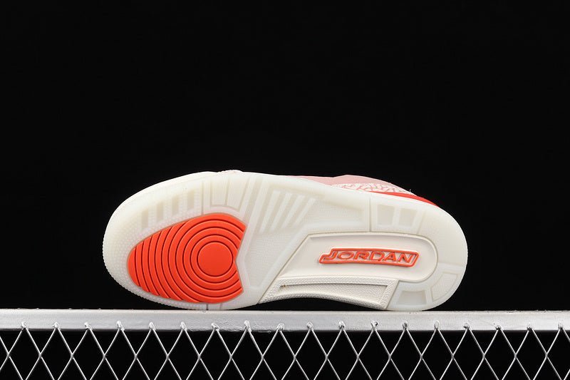 air jordan 3 retro sail/rust pink/white/crimson air jordan 3 retro sail/rust pink/white/crimson