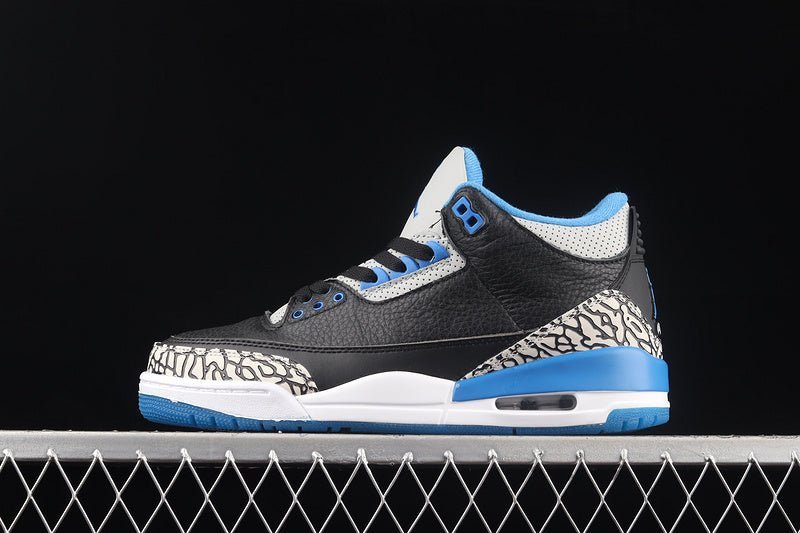 air jordan 3 retro sport blue wolf grey/black air jordan 3 retro sport blue wolf grey/black