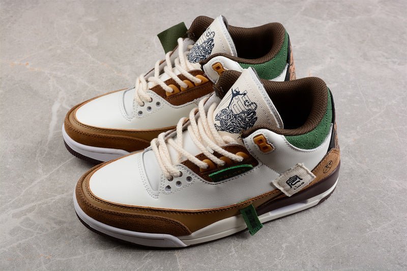 air jordan 3 se white/dark brown green air jordan 3 se white/dark brown green