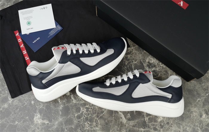 prada america's cup leather navy silver prada america's cup leather navy silver