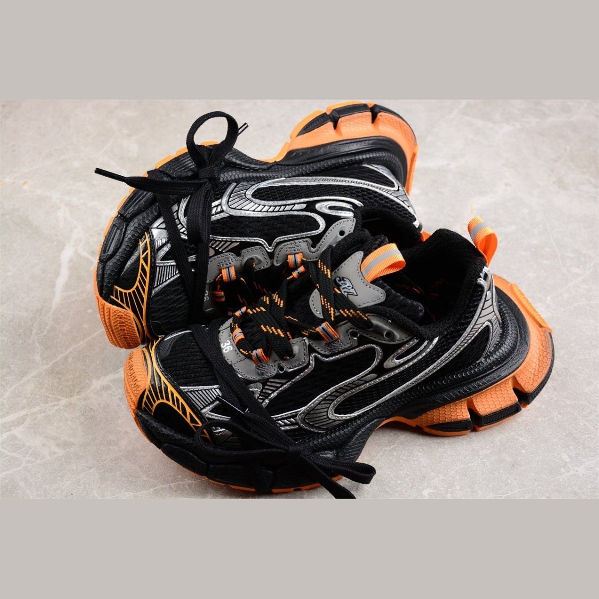 balenciaga 3xl x black orange grey balenciaga 3xl x black orange grey