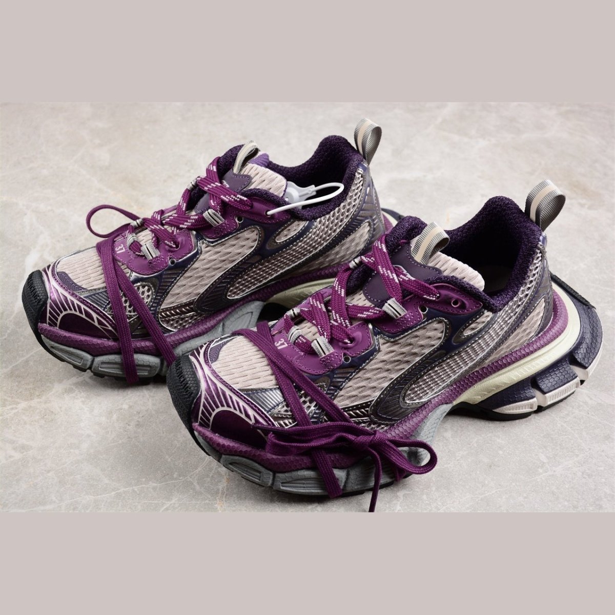 balenciaga 3xl x purple grey balenciaga 3xl x purple grey