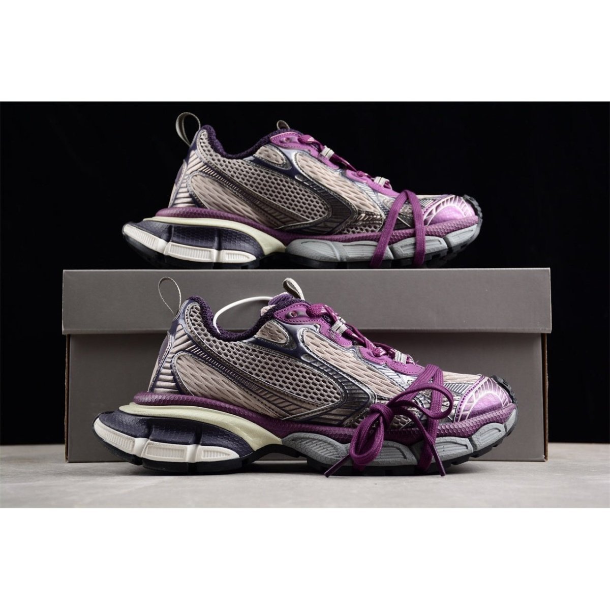 balenciaga 3xl x purple grey balenciaga 3xl x purple grey