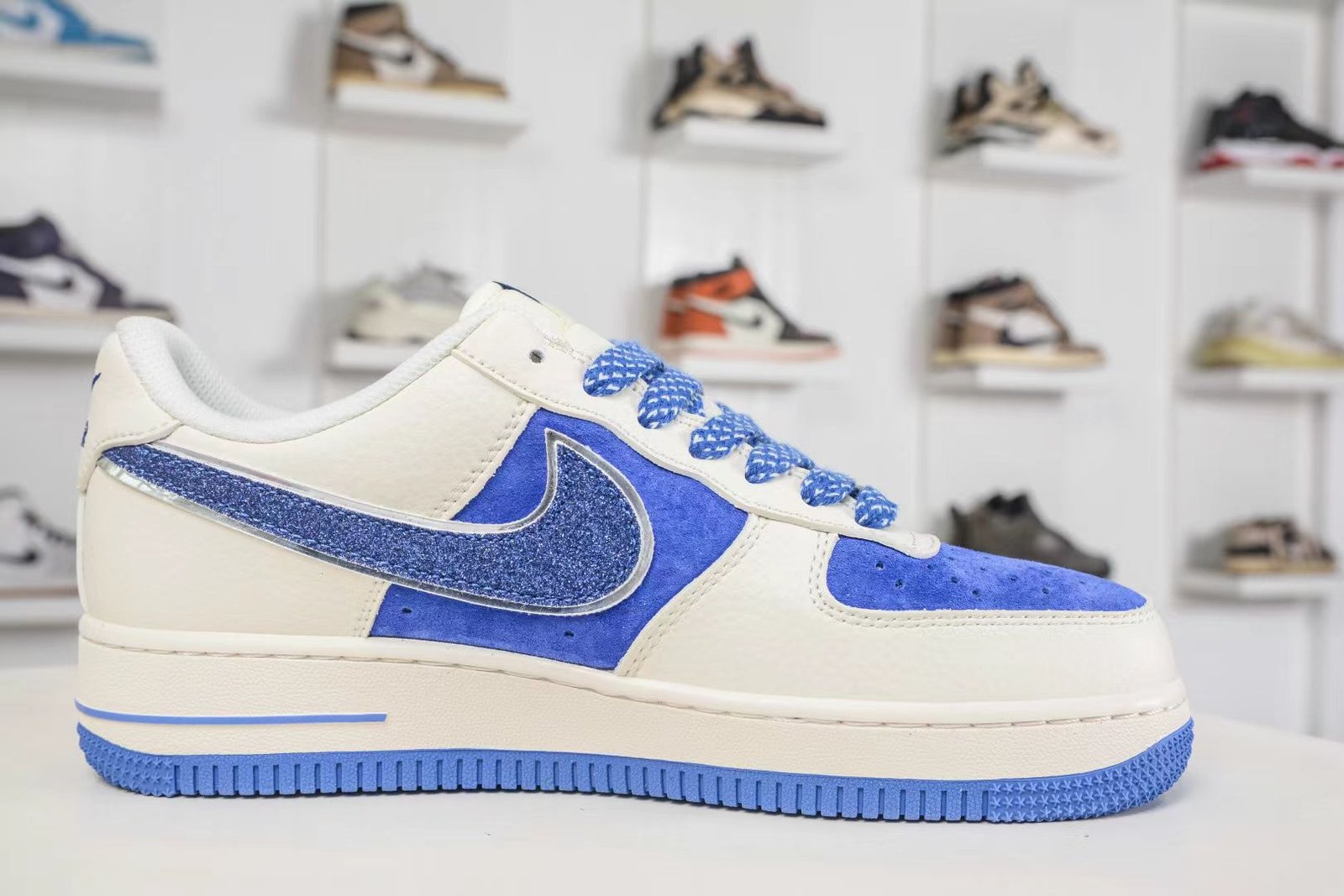 nike air force 1 '07 "glitter blue" – icy statement nike air force 1 '07 "glitter blue" – icy statement