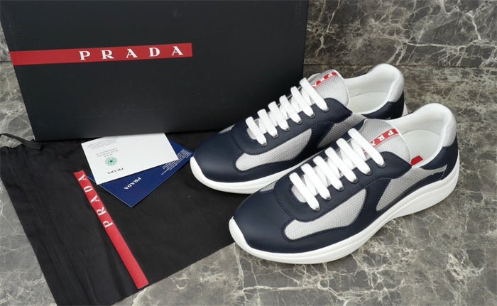 prada america's cup leather navy silver prada america's cup leather navy silver