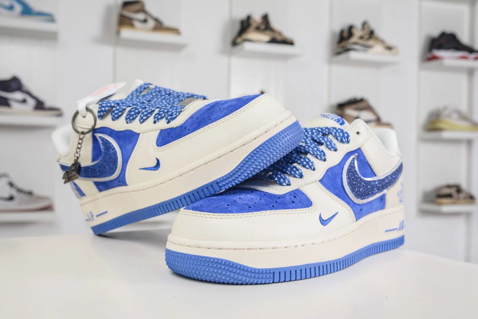nike air force 1 '07 "glitter blue" – icy statement nike air force 1 '07 "glitter blue" – icy statement