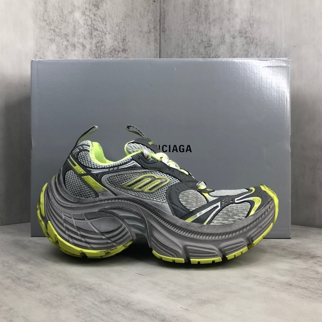 balenciaga 10xl sneaker in black/grey/yellow: industrial luminescence balenciaga 10xl sneaker in black/grey/yellow: industrial luminescence